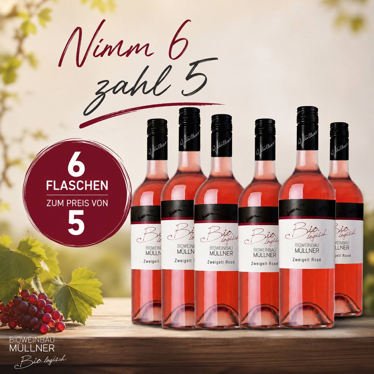 Rosé 2025 - Nimm 6 zahl 5 Aktion